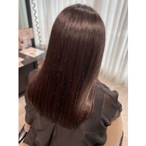艶髪 ストレート 縮毛矯正 髪質改善 美髪 モカベージュ - 岡山髪質改善美容室 hair studio Chao by MICHI 【ヘアースタジオチャオ】【オカヤマカミシツカイゼンビヨウシツヘアースタジオチャオバイミチ】掲載中