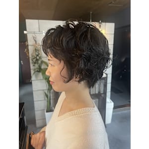 ショートカット×パーマ