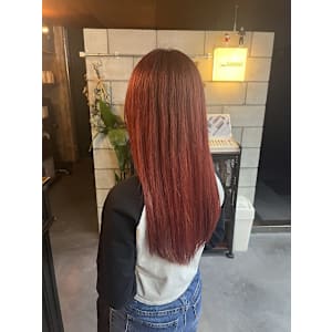 ロング×レッド