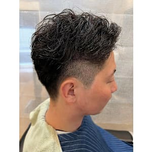 ツーブロフェードスタイル×アッシュブラック×30代/40代 - メンズサロン エクシア【メンズサロン エクシア】掲載中