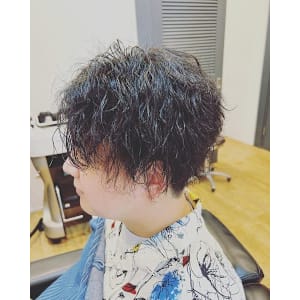 ツイストスパイラル×波打ちパーマ×アースカラー×30代/40 - メンズサロン エクシア【メンズサロン エクシア】掲載中