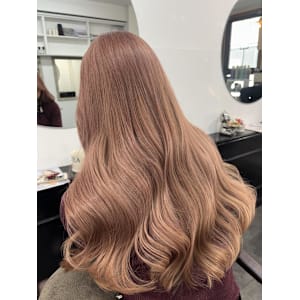 ハイトーンロング/パールトーン/ピンクベージュ/レイヤー - AO。【アオ】掲載中