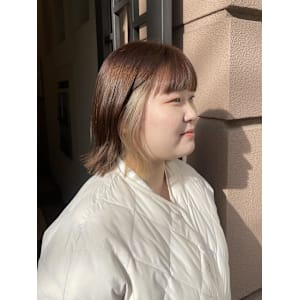 インナーカラー/ハイトーンベージュ/ポイントカラー - AO。【アオ】掲載中