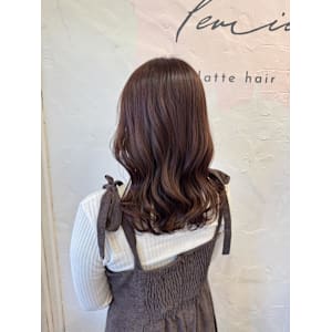 大人かわいい / ピンクベージュ - latte hair lemie【ラテ ヘア レミエ】掲載中