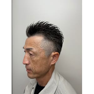 大人ショート×立ち上げスタイル