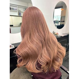 サーモンピンクカラー/ピンクカラー/ハイトーンカラー/元町 - AO。【アオ】掲載中