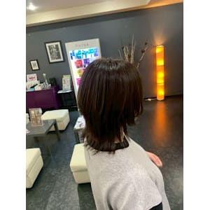 ウルフショート - AIZU 渋沢 白髪ぼかし ハイライト 髪質改善【アイズ シブサワ シラガボカシ ハイライト カミシツカイゼン】掲載中