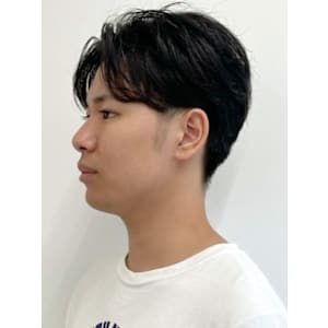 刈り上げショート ツーブロック ダウンパーマ センターパート - MENS SALON RUGGED 大野城店【メンズサロンラギッドオオノジョウテン】掲載中