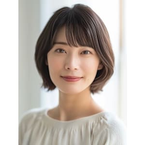 丸みボブ/前髪あり/小顔/ナチュラル/似合わせ - tricca 代官山本店 【トリッカ ダイカンヤマ】【トリッカ ダイカンヤマホンテン】掲載中