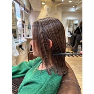 Keita×白髪ぼかしスタイル