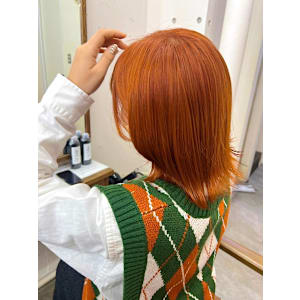 オレンジカラー/北千住 - agir hair 北千住【アジールヘア】北千住駅西口店【アジールヘア キタセンジュ キタセンジュエキニシグチテン】掲載中