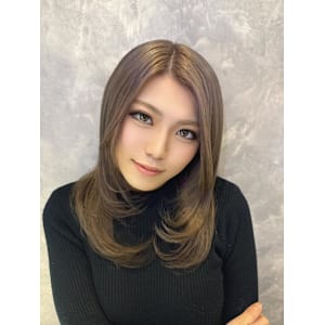 オリーブグレ／小顔に見せるヘア／ココアベージュ／黒髪カタログ - Lovis 浦和【ラビス ウラワ】掲載中