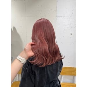 ピンクオレンジカラー - agir hair 北千住【アジールヘア】北千住駅西口店【アジールヘア キタセンジュ キタセンジュエキニシグチテン】掲載中