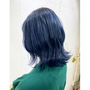 ネイビーカラー - agir hair 北千住【アジールヘア】北千住駅西口店【アジールヘア キタセンジュ キタセンジュエキニシグチテン】掲載中