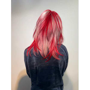 オーダーメイド　デザインカラー　ケアブリーチカラー　ウルフ - Null 原宿店 デザインカラー/ダブルカラー【ヌルハラジュクテン デザインカラー ダブルカラー】掲載中