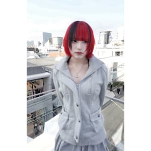 セクションカラー　ケアブリーチカラー　デザインカラー　ウルフ - Null 表参道本店 デザインカラー/ダブルカラー【ヌル】掲載中