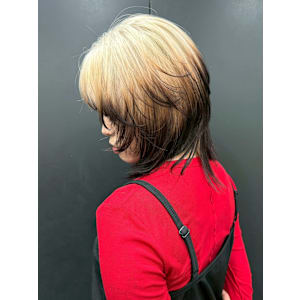 ルーツカラー　デザインカラー　ケアブリーチカラー　姫レイヤー - Null 表参道本店 デザインカラー/ダブルカラー【ヌル】掲載中