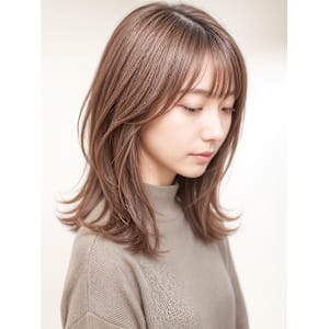 マロンベージュ大人美人顔回りレイヤーカットp1　ミックスカラ - COVER HAIR bliss【カバーヘア ブリス】大宮/大宮西口店【カバー ヘア ブリス オオミヤ オオミヤニシグチテン】掲載中