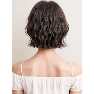 暗髪抜け感ウェットヘア前髪パーマこなれボブp1　ダークグレー - COVER HAIR bliss【カバーヘア ブリス】大宮/大宮西口店【カバー ヘア ブリス オオミヤ オオミヤニシグチテン】掲載中