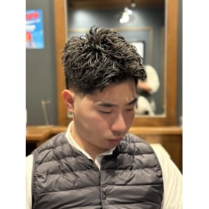 【理容室】メンズスパイキーショート　ピンパーマ - 銀座shino【ギンザ シノ】掲載中