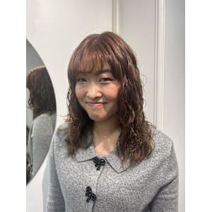 クリームパーマ/パーマアレンジ/ウェーブヘア/ベージュカラー - AO。【アオ】掲載中