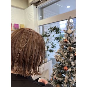 ハイライト/明るめベージュ/ボブ - latte hair lemie【ラテ ヘア レミエ】掲載中