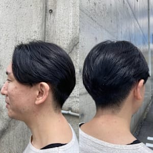 毛流れセンターパート