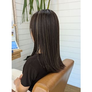 ロングカット×ハイライトカラー - きいろいさんかくの美容室 Kanshall【カンシャル】【キイロイサンカクノビヨウシツ カンシャル】掲載中