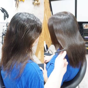髪質改善縮毛矯正スタイル - hair teria ryu 大塚【ヘアテリア リュウ オオツカ】掲載中