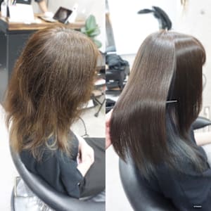 髪質改善縮毛矯正スタイル - hair teria ryu 大塚【ヘアテリア リュウ オオツカ】掲載中