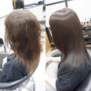 髪質改善縮毛矯正スタイル - hair teria ryu 大塚【ヘアテリア リュウ オオツカ】掲載中