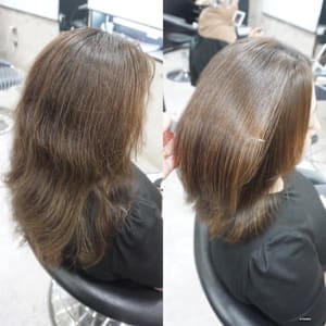 髪質改善縮毛矯正スタイル - hair teria ryu 大塚【ヘアテリア リュウ オオツカ】掲載中
