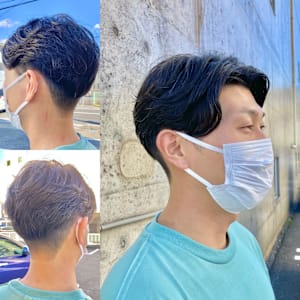 2ブロックセンターパートスタイル - hair position GiGy/OGAWA【ヘアポジションジギーオガワ】掲載中