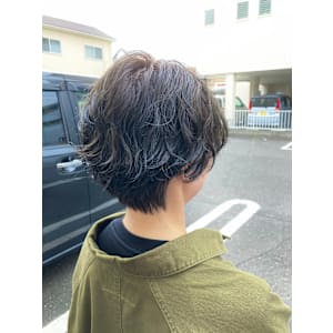 ショートパーマスタイル - hair position GiGy/OGAWA【ヘアポジションジギーオガワ】掲載中