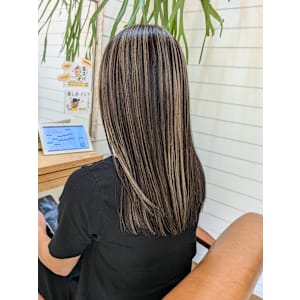 ロングカット+ハイライトカラー - きいろいさんかくの美容室 Kanshall【カンシャル】【キイロイサンカクノビヨウシツ カンシャル】掲載中