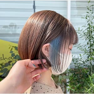 カット＋インナーカラー - きいろいさんかくの美容室 Kanshall【カンシャル】【キイロイサンカクノビヨウシツ カンシャル】掲載中