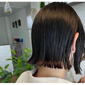 切りっぱなしボブカット - きいろいさんかくの美容室 Kanshall【カンシャル】【キイロイサンカクノビヨウシツ カンシャル】掲載中