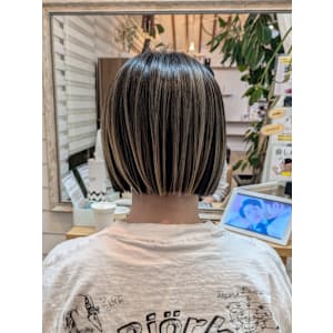 ボブ×プレイングカラー - きいろいさんかくの美容室 Kanshall【カンシャル】【キイロイサンカクノビヨウシツ カンシャル】掲載中