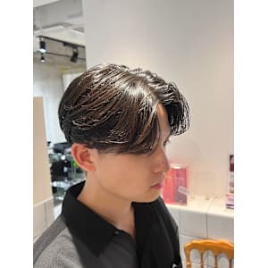 センターパート/ニュアンスパーマ/シースルーマッシュ/メンズ - grace by neo live 大倉山店【グラス バイ ネオリーブ オオクラヤマテン】掲載中