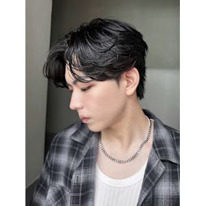 ブルーブラックサーフカールセンターパート_ba558681 - IT by ALBUM 松戸店【アイティー バイ アルバム】【アイティー バイ アルバムマツドテン】掲載中