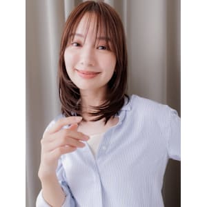 ウォームブラウン大人美人バタフライレイヤーカット30代40代 - mod's hair【モッズヘア】上尾/上尾西口店【モッズヘア アゲオ アゲオニシグチテン】掲載中