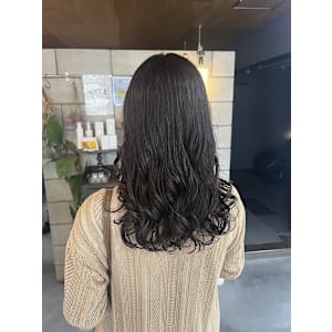 コテ巻風パーマ