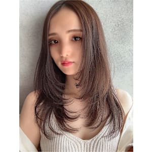 レイヤーカット×ハッシュカット×顔周り×透明感×ミディアム - HAIR SALON M 大宮【ヘアサロンエムオオミヤ】掲載中