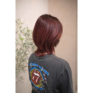 ワインレッド×ウルフレイヤー