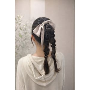 結婚式/お呼ばれ◎ツインポニーテール