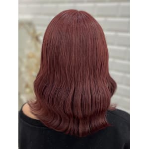 【カラー】ワンブリーチでチェリーレッド♪_ユウ - Lilme【リルミー】掲載中