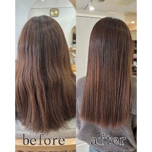 縮毛矯正/ケアストレート - HaKU maison髪質改善/ハイライト/ショートボブ/パーマ【ハクメゾン】【ハクメゾン】掲載中