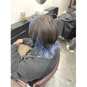 インナーカラー/ショートウルフ/ウルフカット - AO。【アオ】掲載中