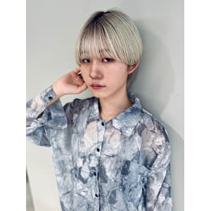 ホワイトブロンド×ショートスタイル - PERSONA 幟町店【ペルソナノボリマチテン】掲載中