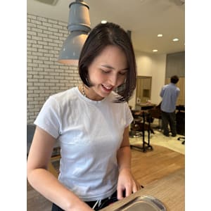 大人ナチュラルな切りっぱなしボブ【三軒茶屋】 - HAIR & MAKE EARTH 三軒茶屋店【ヘアメイクアース サンゲンヂャヤテン】掲載中